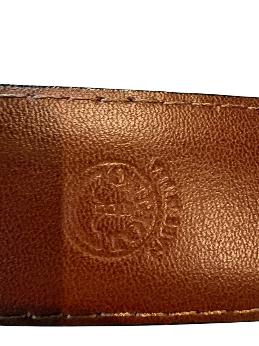 Torino Leather - European Sueded Calfskin Belt - Brown. Size 42